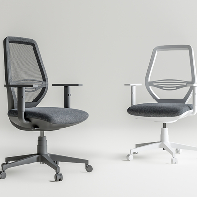  现代转椅 办公椅su模型 