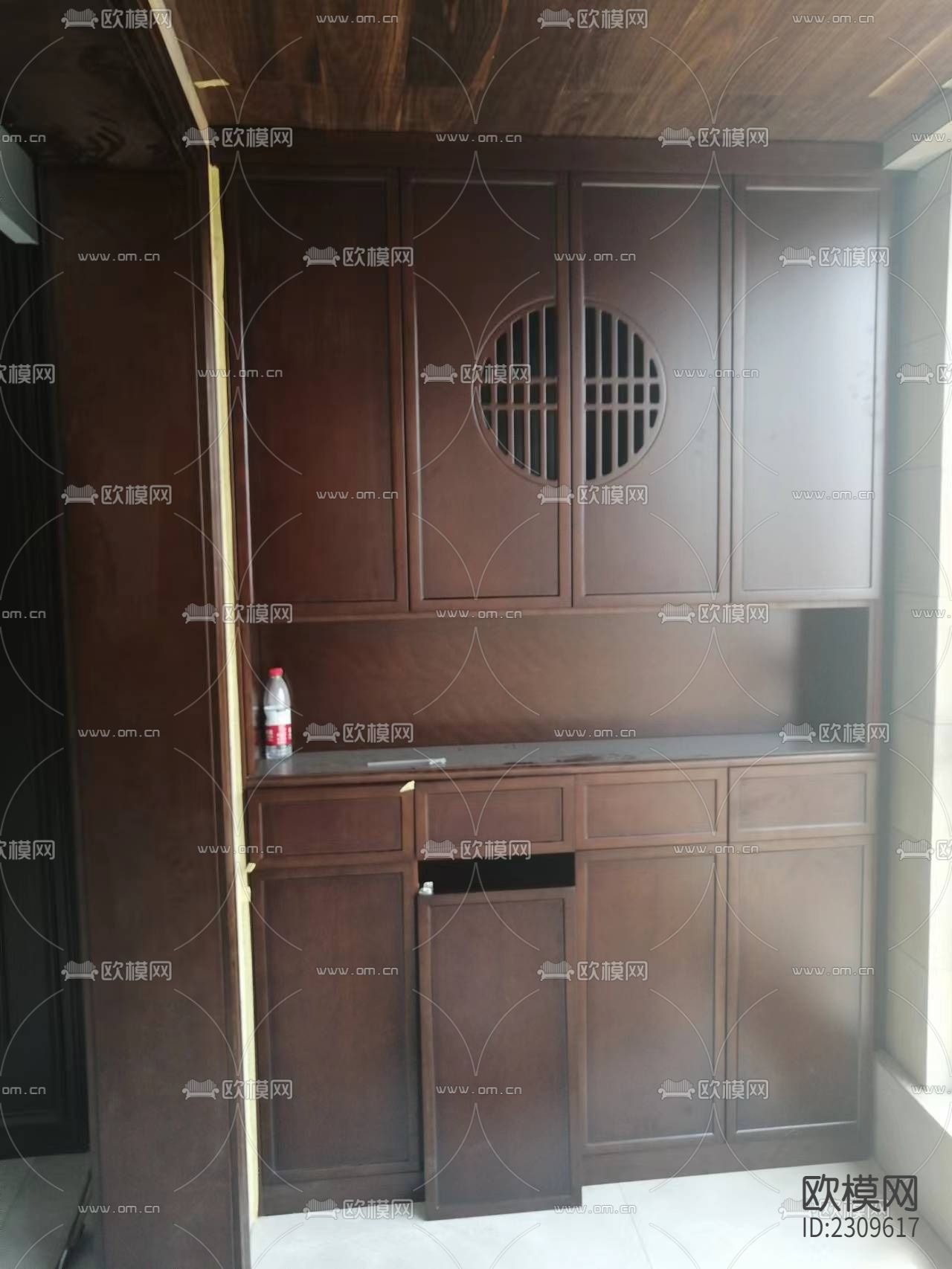 中式实木家具节点大样下载（渲染图3）