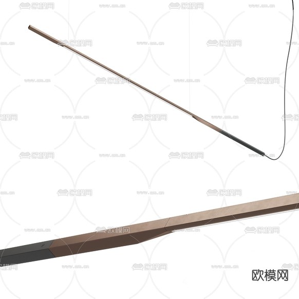 现代条形吊灯免费3d模型下载_ID12094476_3dmax免费模型-欧模网