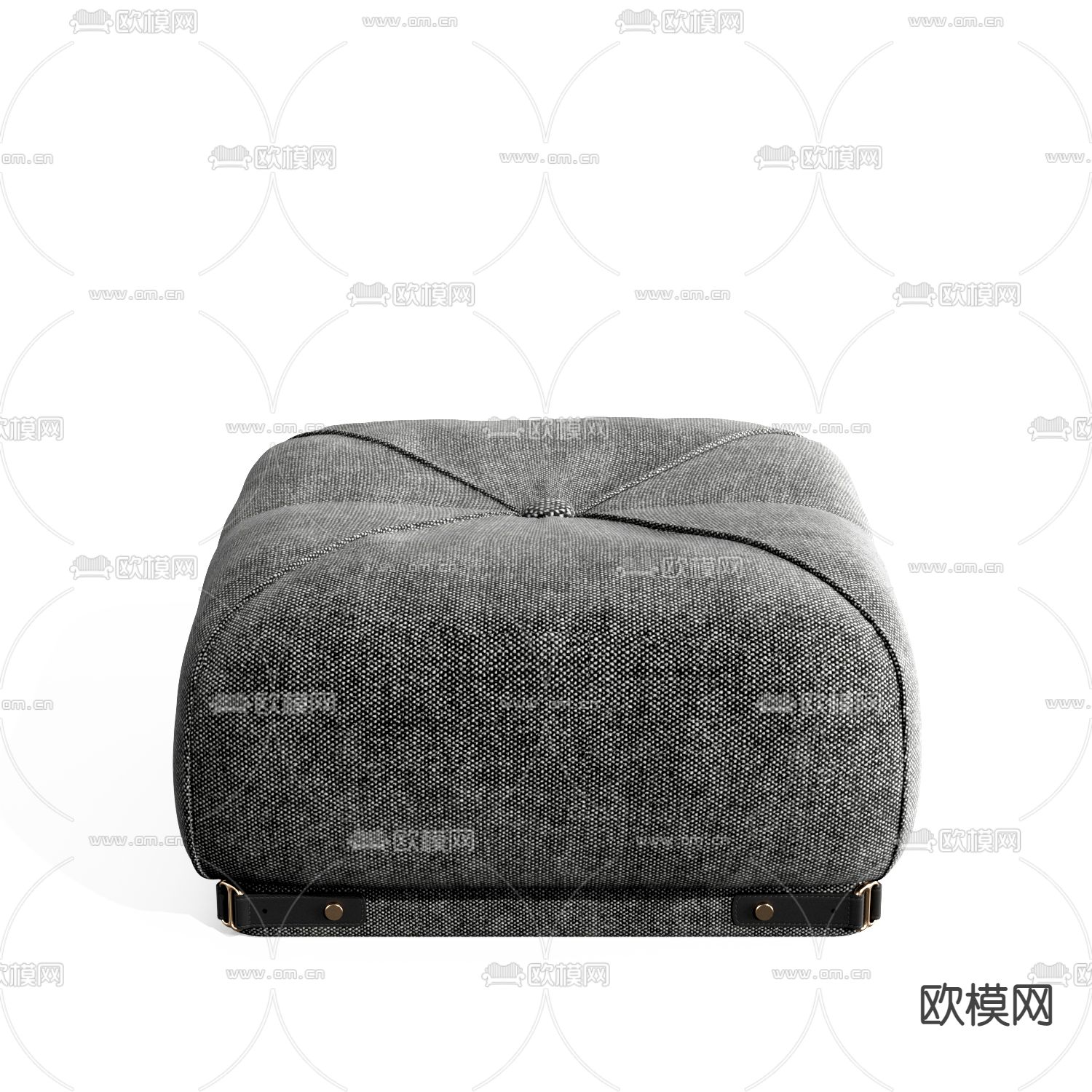 Natuzzi沙发凳 矮凳3d模型下载（渲染图2）