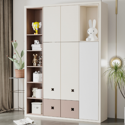  现代儿童多功能衣柜su模型 