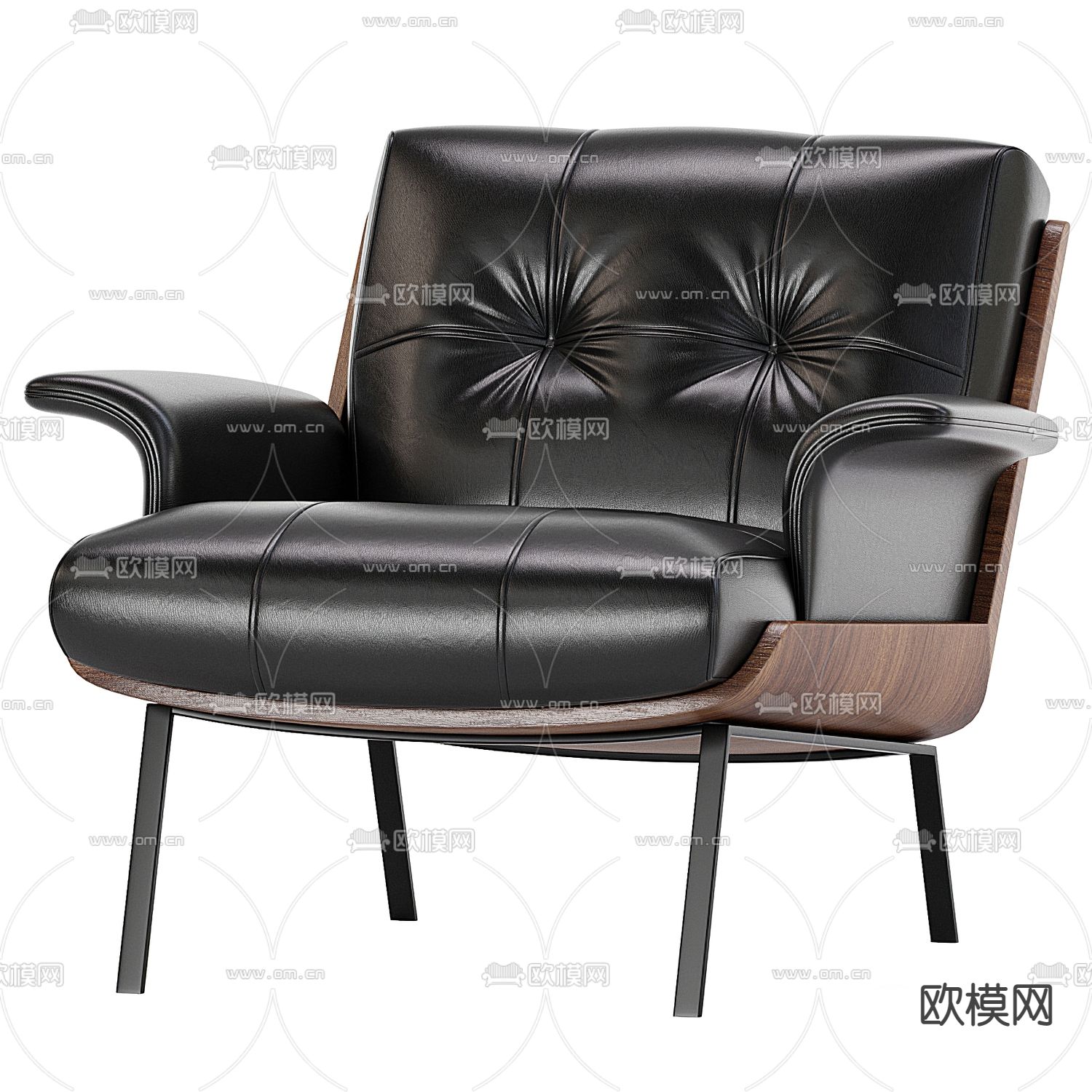 Minotti休闲椅子3d模型下载（渲染图3）