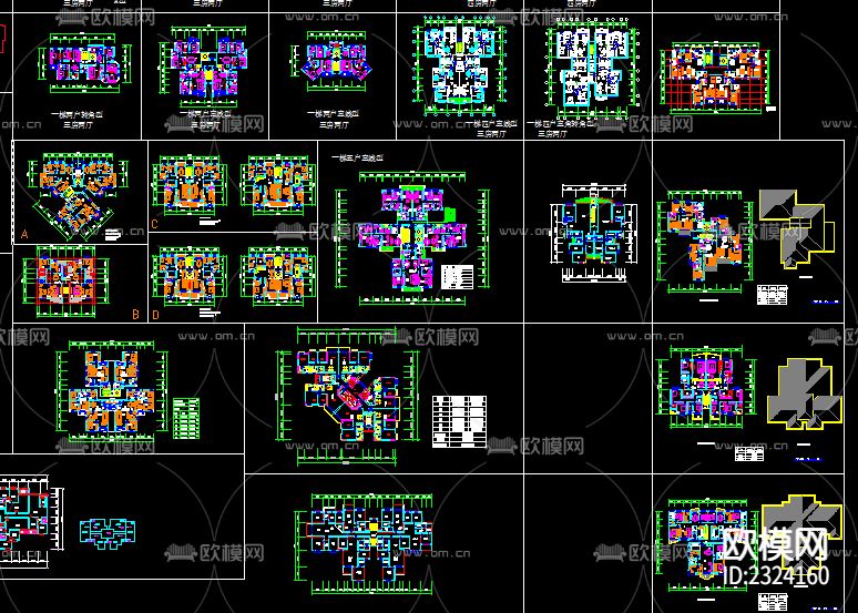最经典的基本CAD施工图下载（渲染图4）