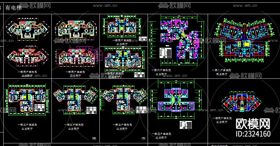 最经典的基本CAD施工图下载（渲染图3）