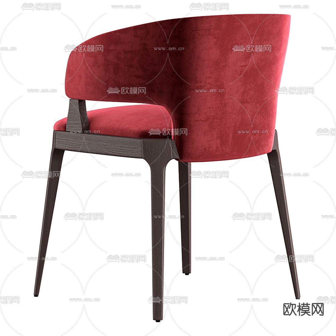 Cassina 红色休闲椅 椅子3d模型下载（渲染图3）
