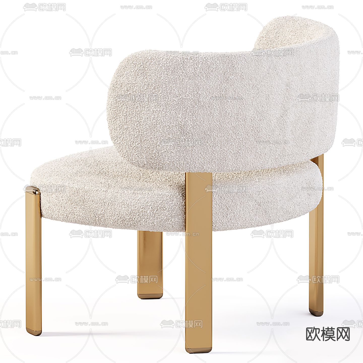 Turri 轻奢休闲椅子3d模型