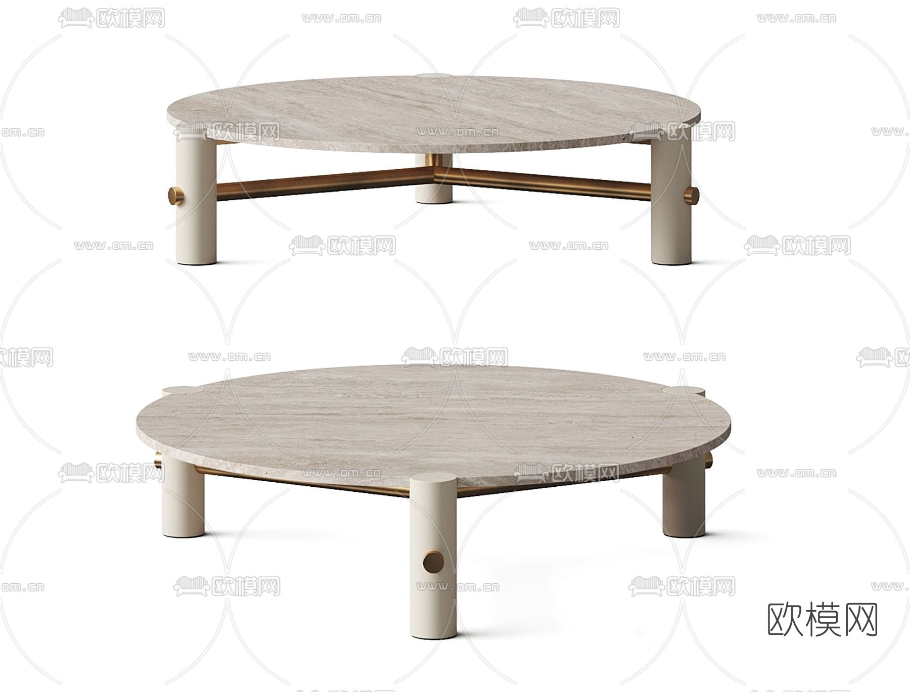 Jesse 茶几3d模型下载