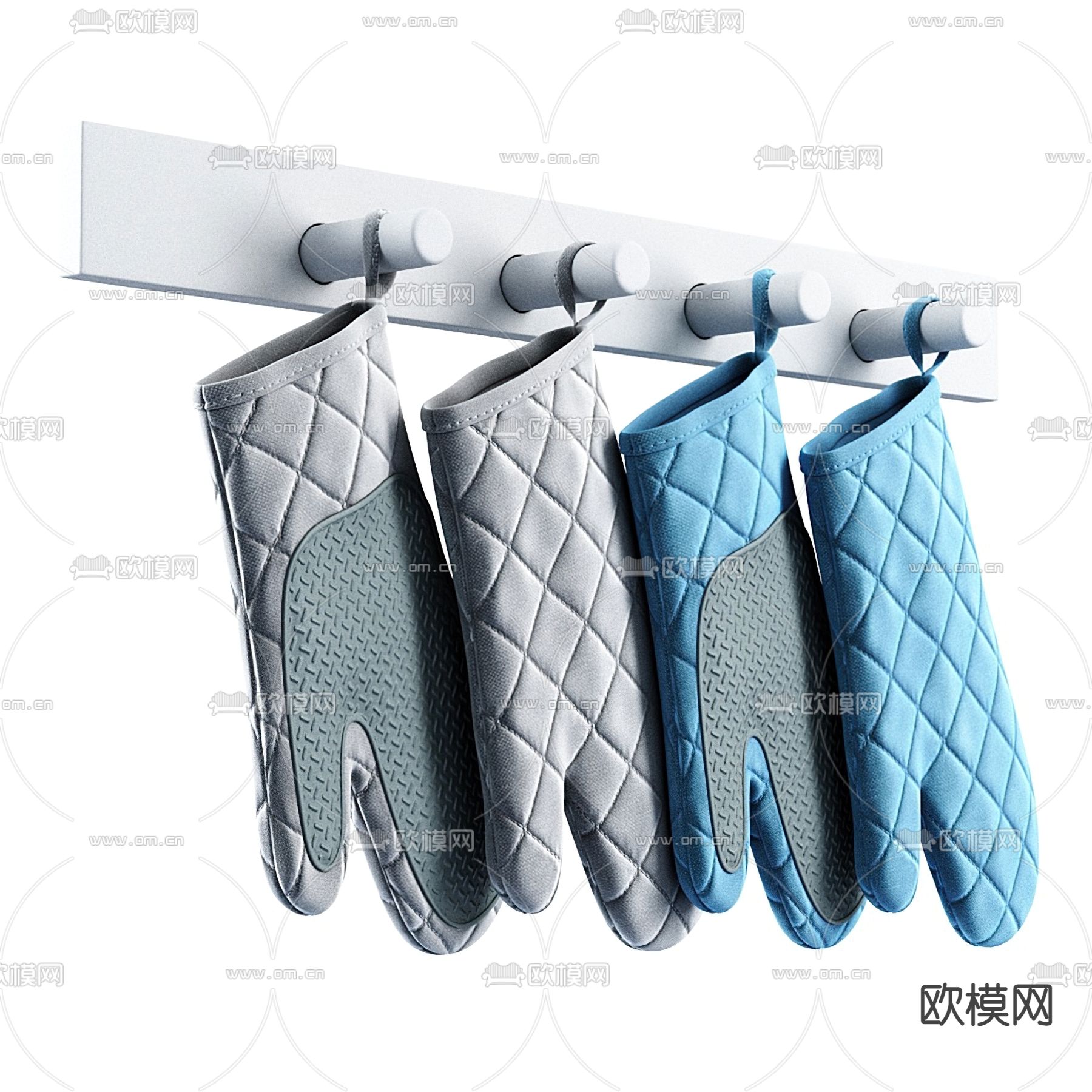 防烫手套3d模型