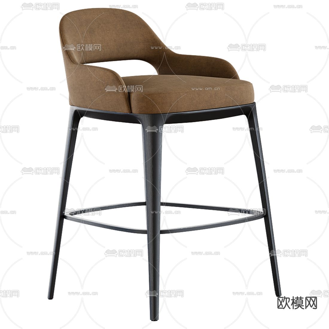 Poliform 吧椅 吧台凳3d模型下载（渲染图2）