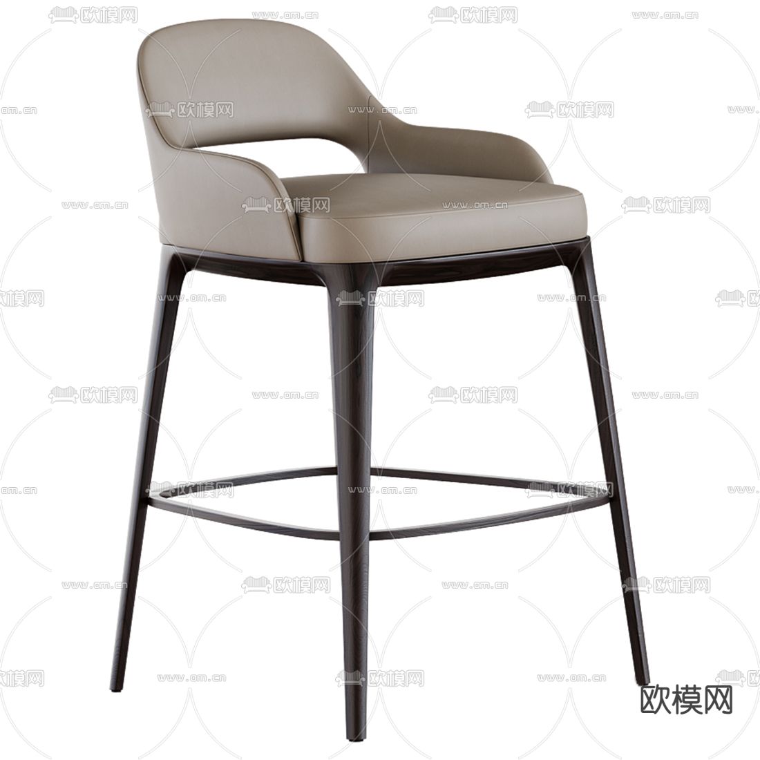 Poliform 吧椅 吧台凳3d模型下载（渲染图4）