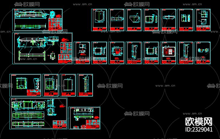 10T电动单梁起重机套图下载（渲染图1）