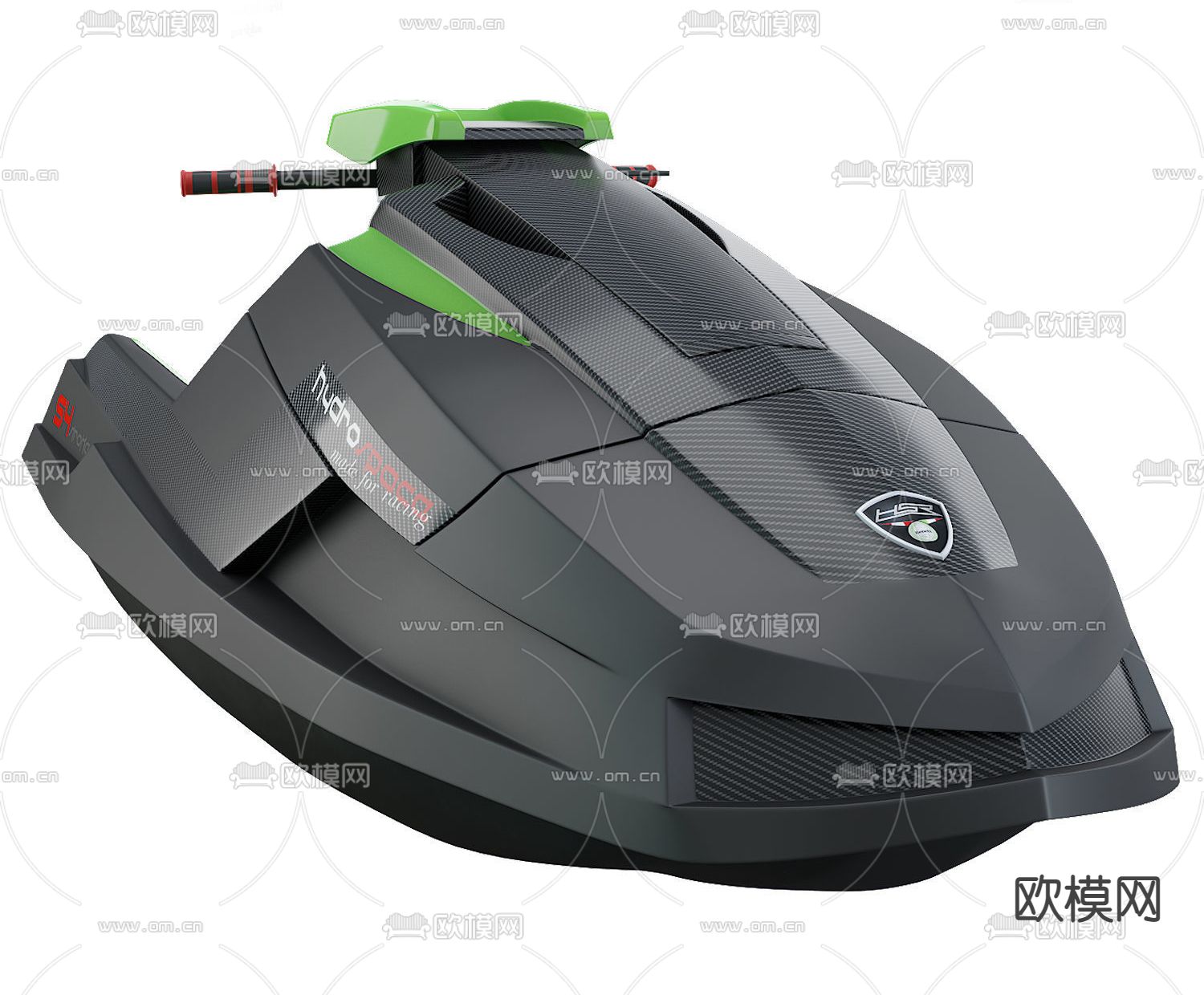 水上摩托艇3d模型下载（渲染图2）