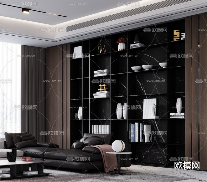 时尚客餐厅3d模型下载(渲染图4)
