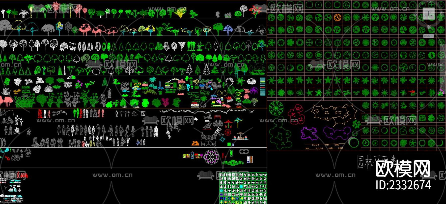 景观花树木2022最新版CAD施工图下载