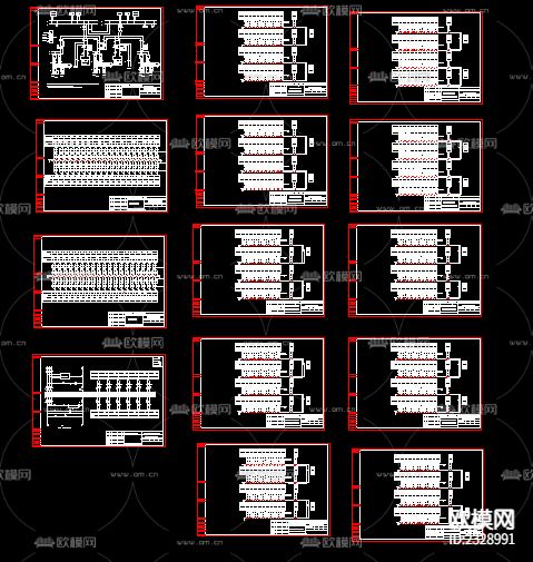 500KV变电站直流系统图纸下载（渲染图1）