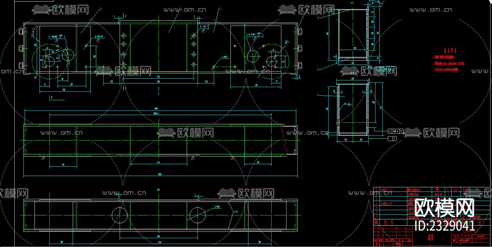 10T电动单梁起重机套图下载（渲染图3）