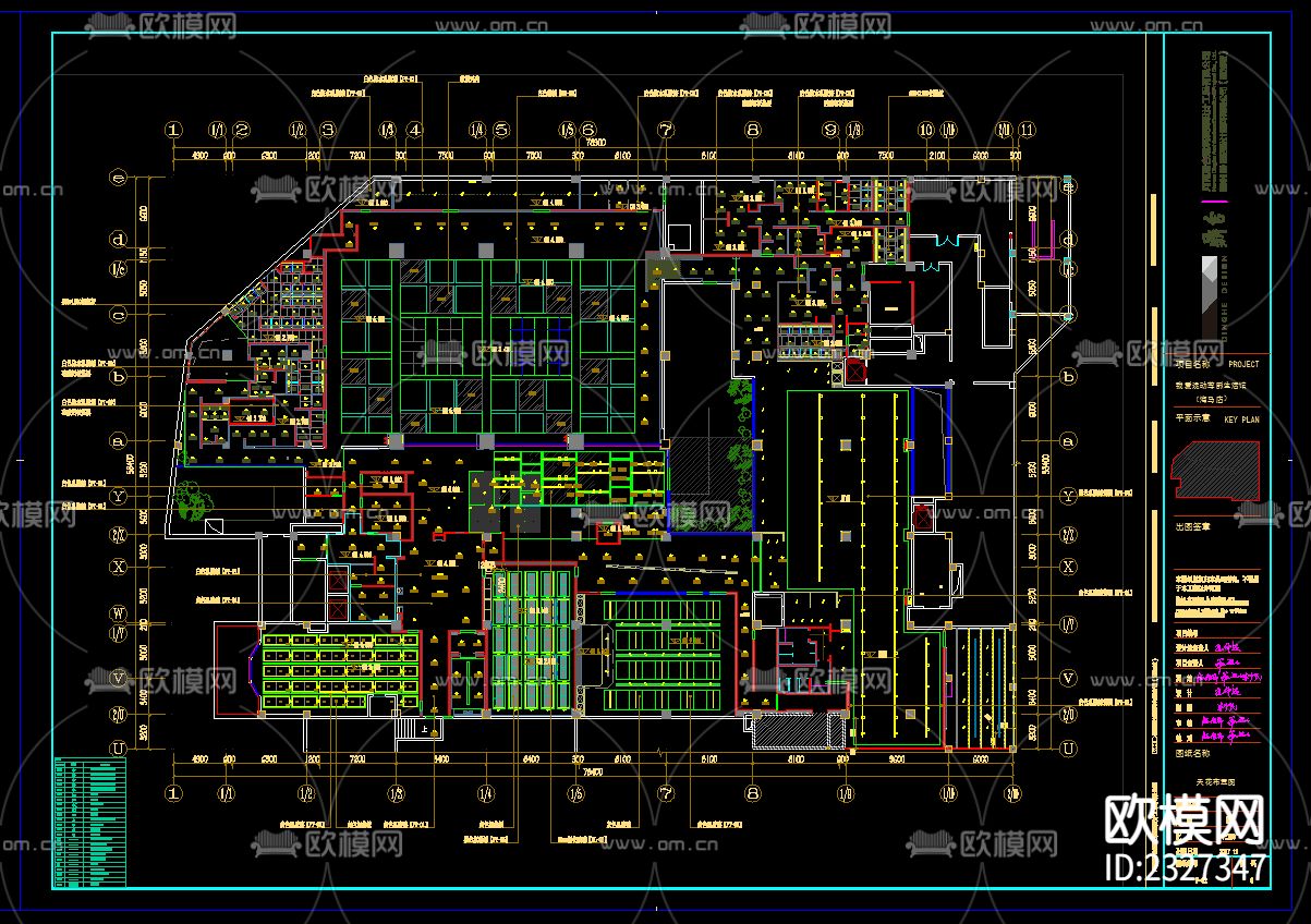 瑜伽健身会所运动馆设计cad施工图下载（渲染图7）