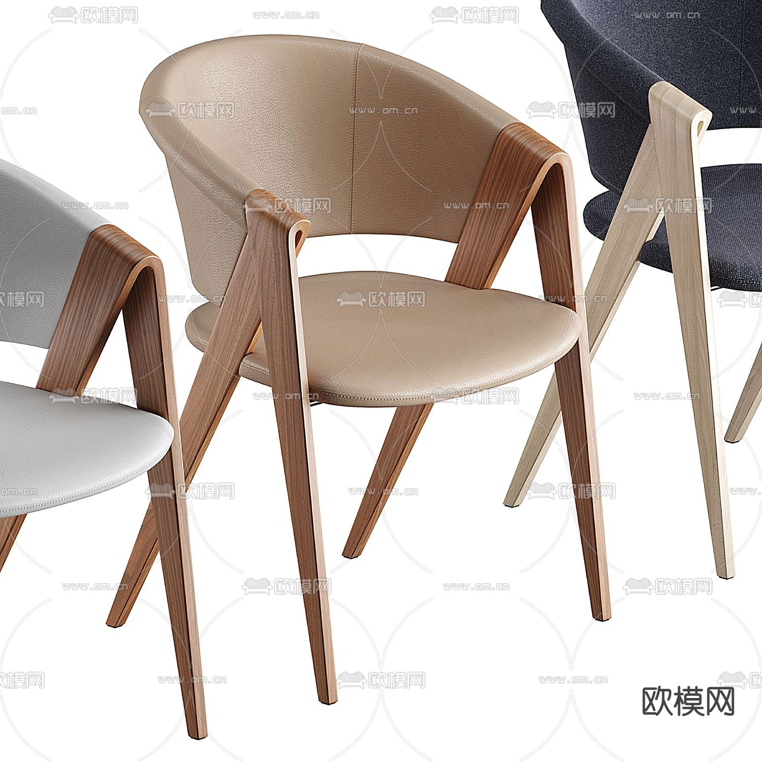 MISSANA 单椅子3d模型下载（渲染图3）