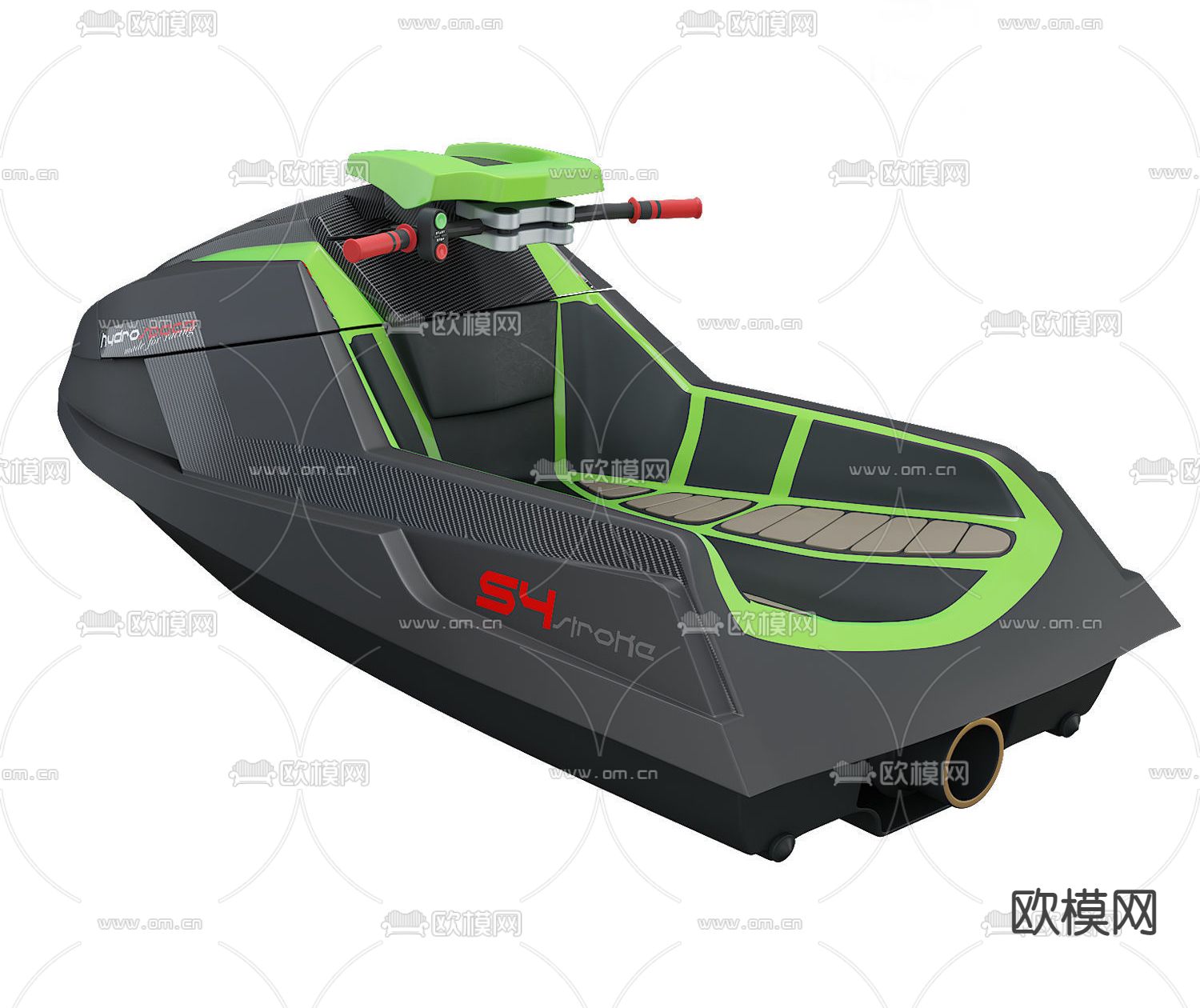 水上摩托艇3d模型下载（渲染图3）