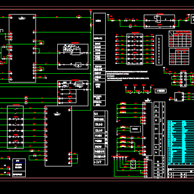  变电站10KV出线柜CAD施工图 