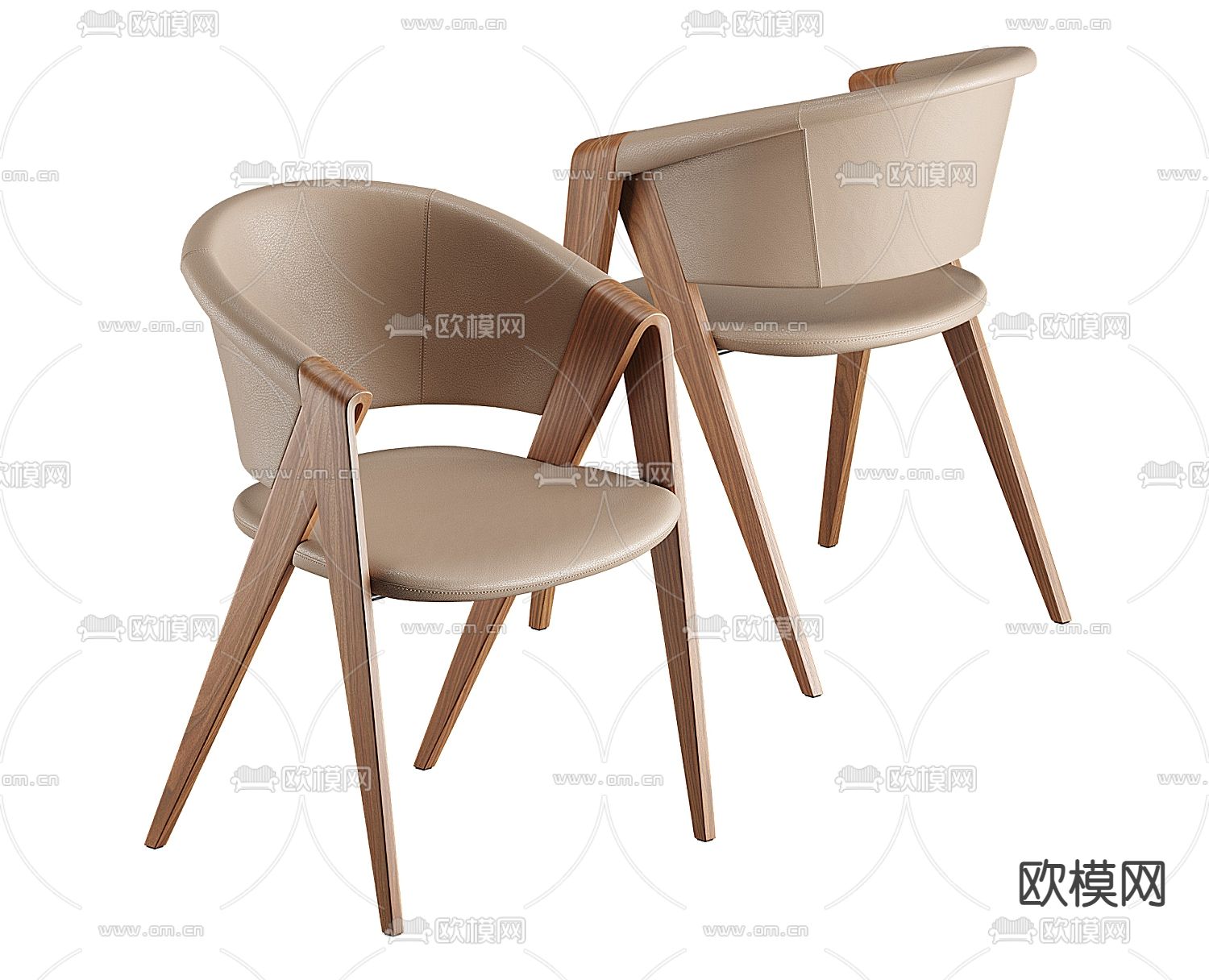 MISSANA 单椅子3d模型下载（渲染图4）