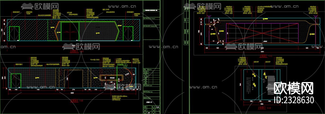某科技馆CAD施工图下载（渲染图3）