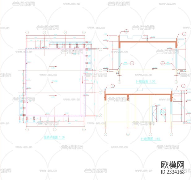 廁所cad施工圖下載(渲染圖2)