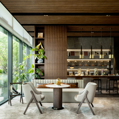 春山秋水 售楼处洽谈区