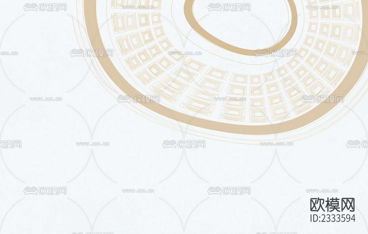 圆型图案壁纸下载（渲染图2）