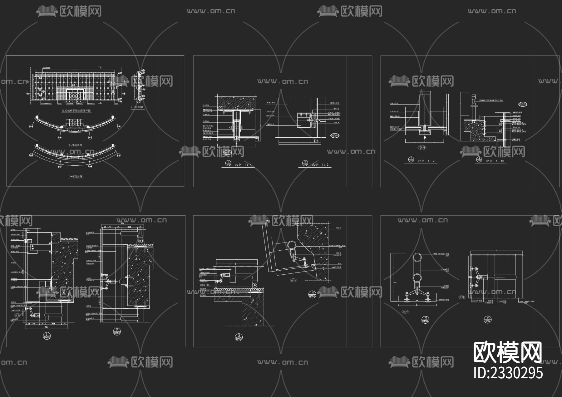 22种大样分类全覆盖CAD图库下载（渲染图9）