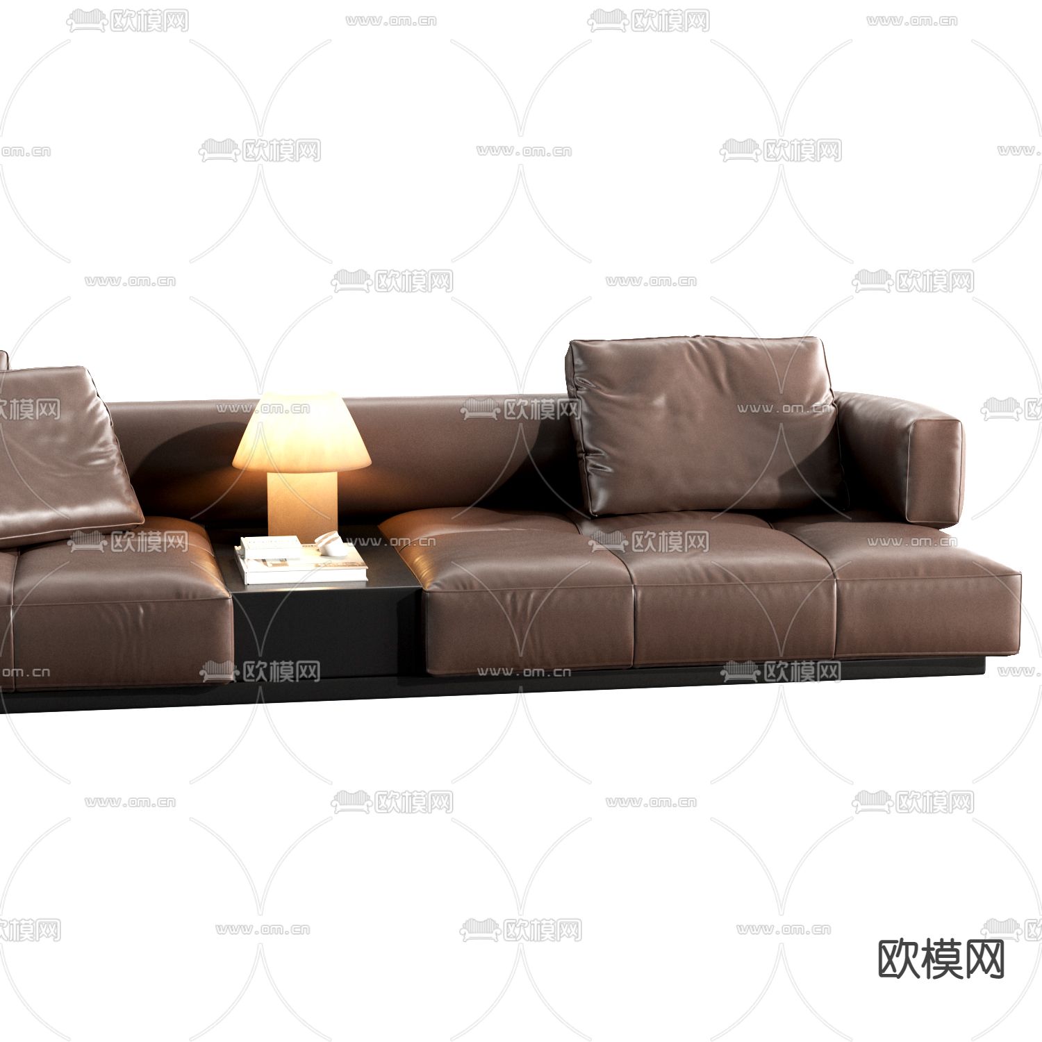 MISSANA皮革沙发 软体沙发3d模型下载（渲染图3）