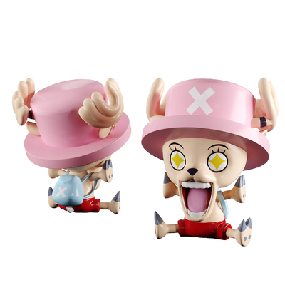  现代海贼王卡通雕塑su模型 