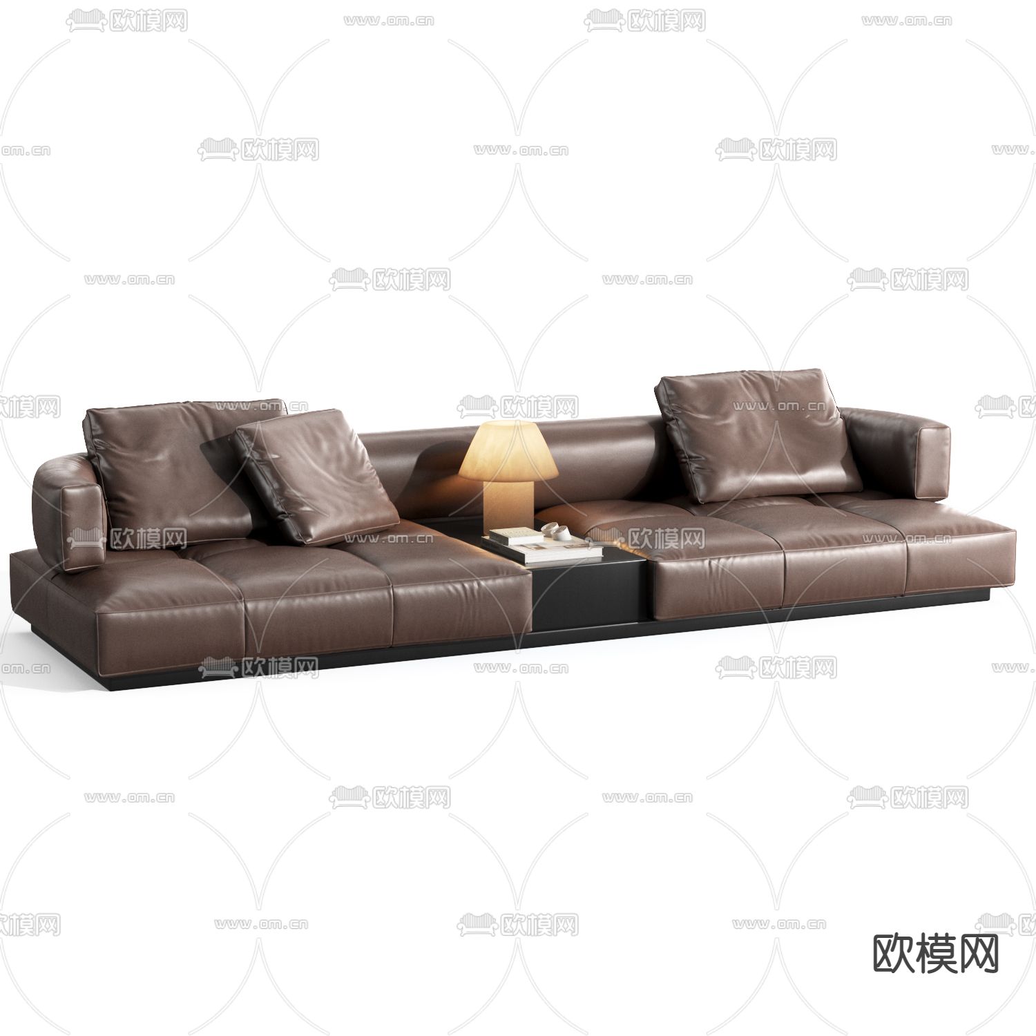 MISSANA皮革沙发 软体沙发3d模型下载（渲染图2）