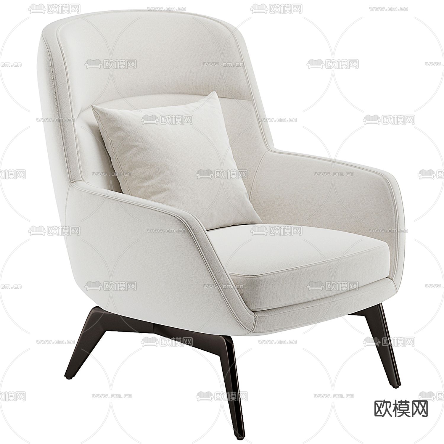 Minotti Belt 休闲椅 椅子3d模型下载