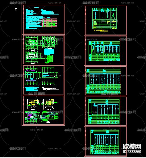 变电站变配电照明防雷接地系统cad施工图