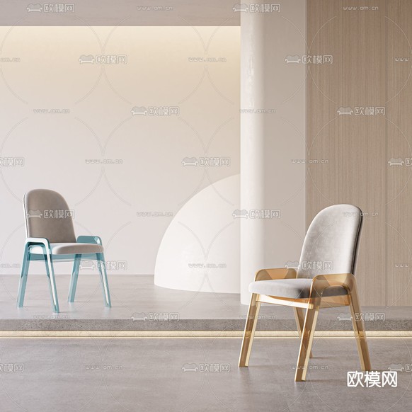 现代休闲椅子3d模型下载