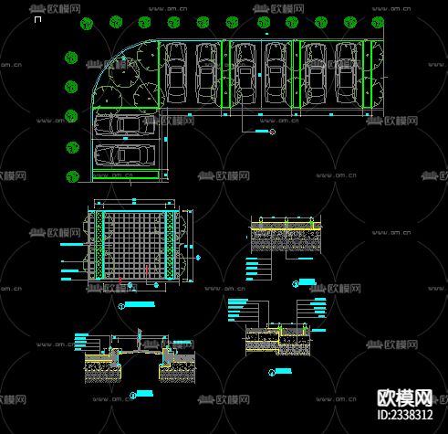 停车场CAD施工图下载