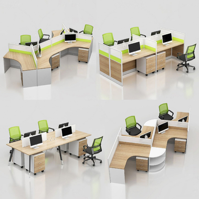  现代屏风卡座su模型 