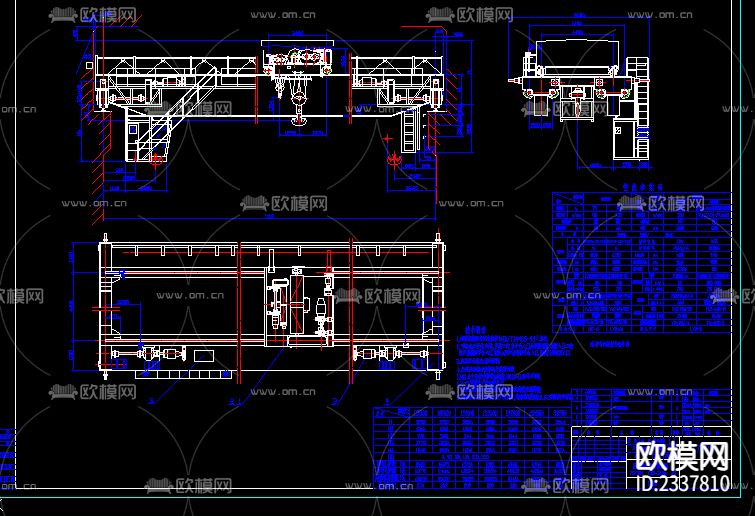 吊钩桥式起重机节点大样下载
