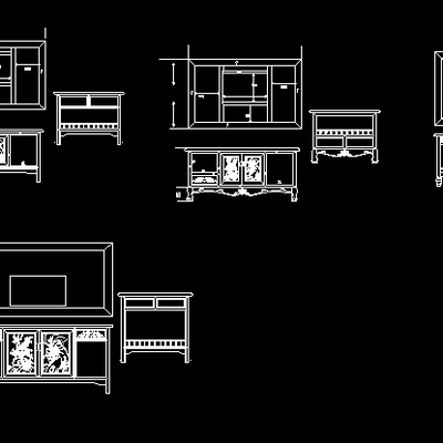  小茶台几款节点大样 