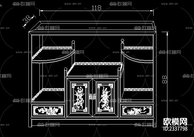 实木茶棚节点大样下载