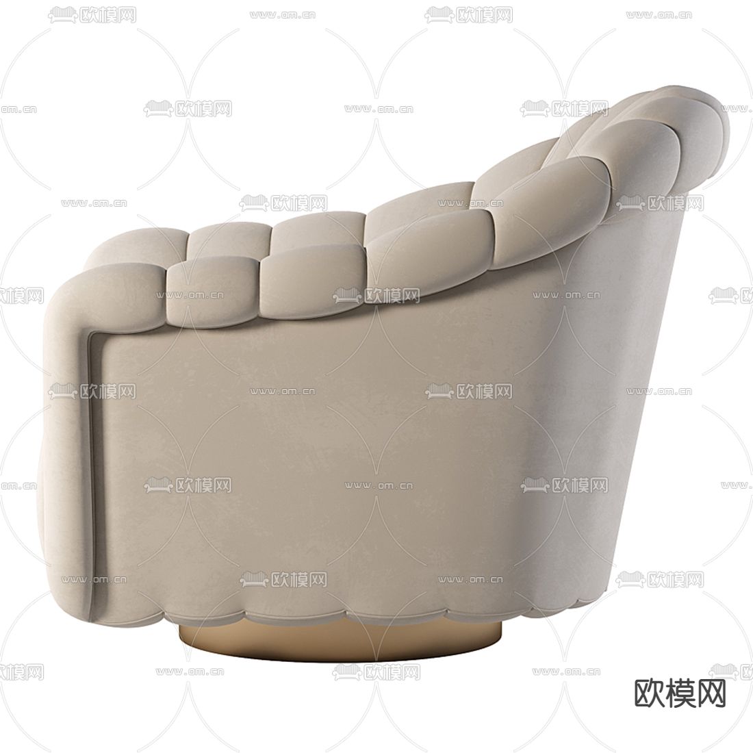 现代休闲沙发3d模型下载（渲染图3）