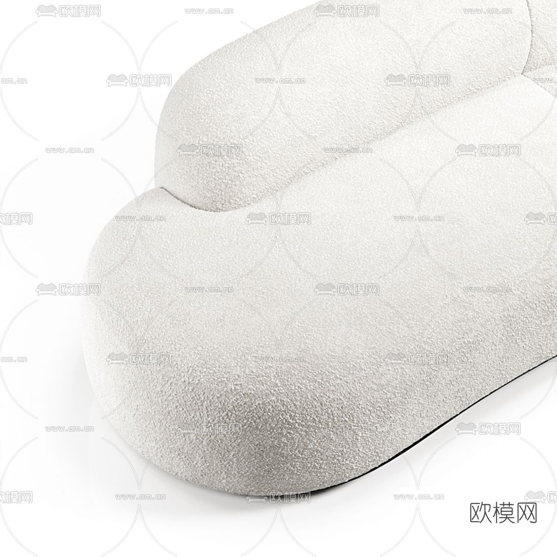 Eichholtz 双人沙发3d模型下载（渲染图2）