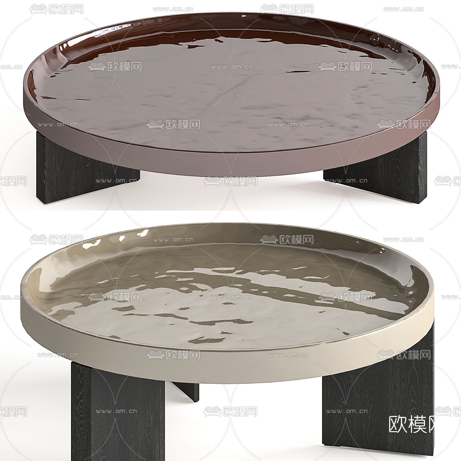 Minotti Louver 茶几3d模型下载（渲染图2）