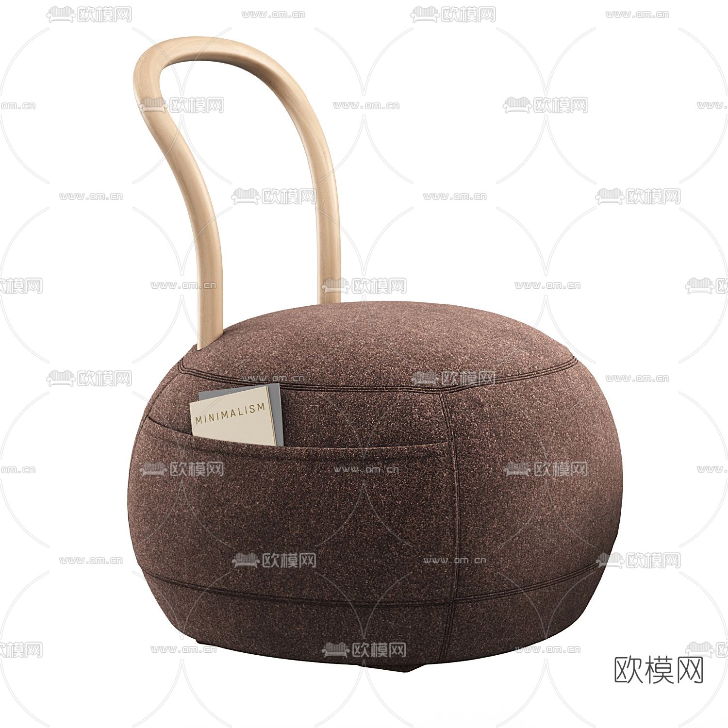 现代休闲沙发3d模型下载（渲染图2）