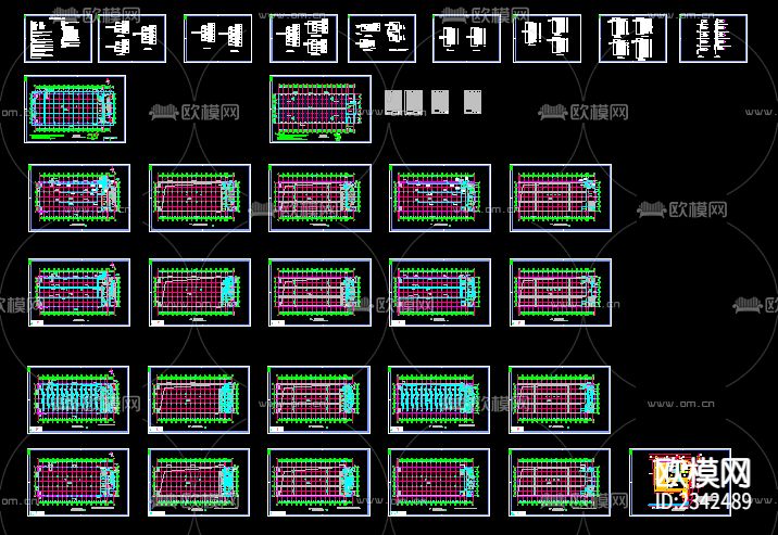 厂房电气CAD施工图下载（渲染图1）