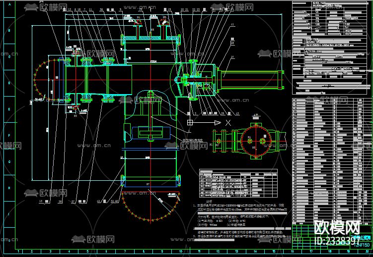 逆止阀CAD节点大样下载