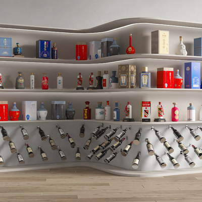  现代白酒su模型 