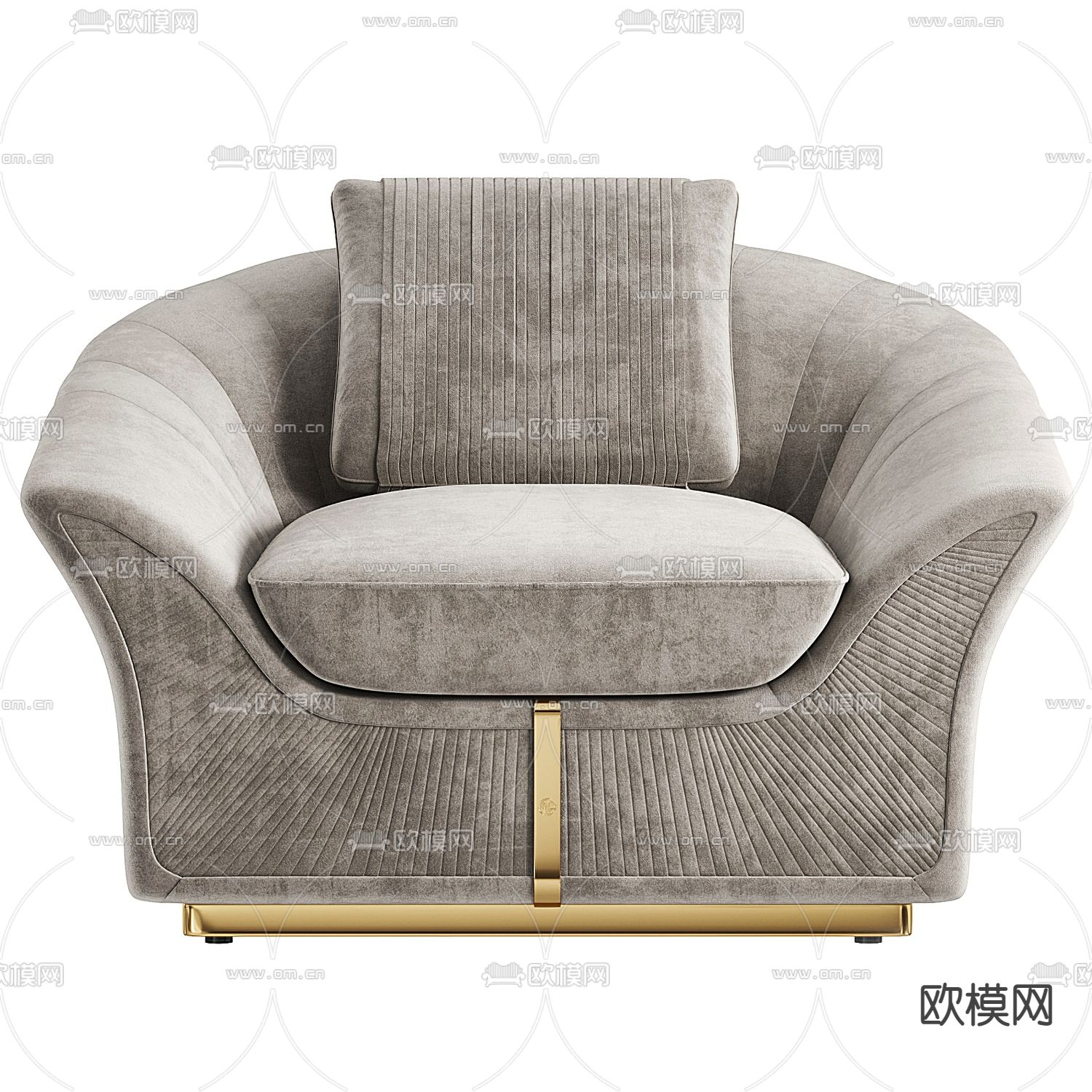 Pertica 单人沙发3d模型下载（渲染图2）