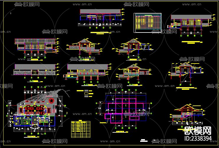 茶室CAD施工图下载